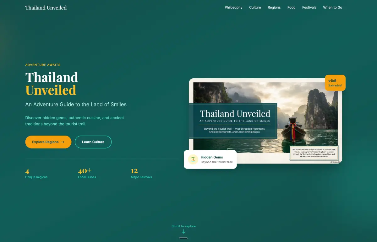 Explore Thailand